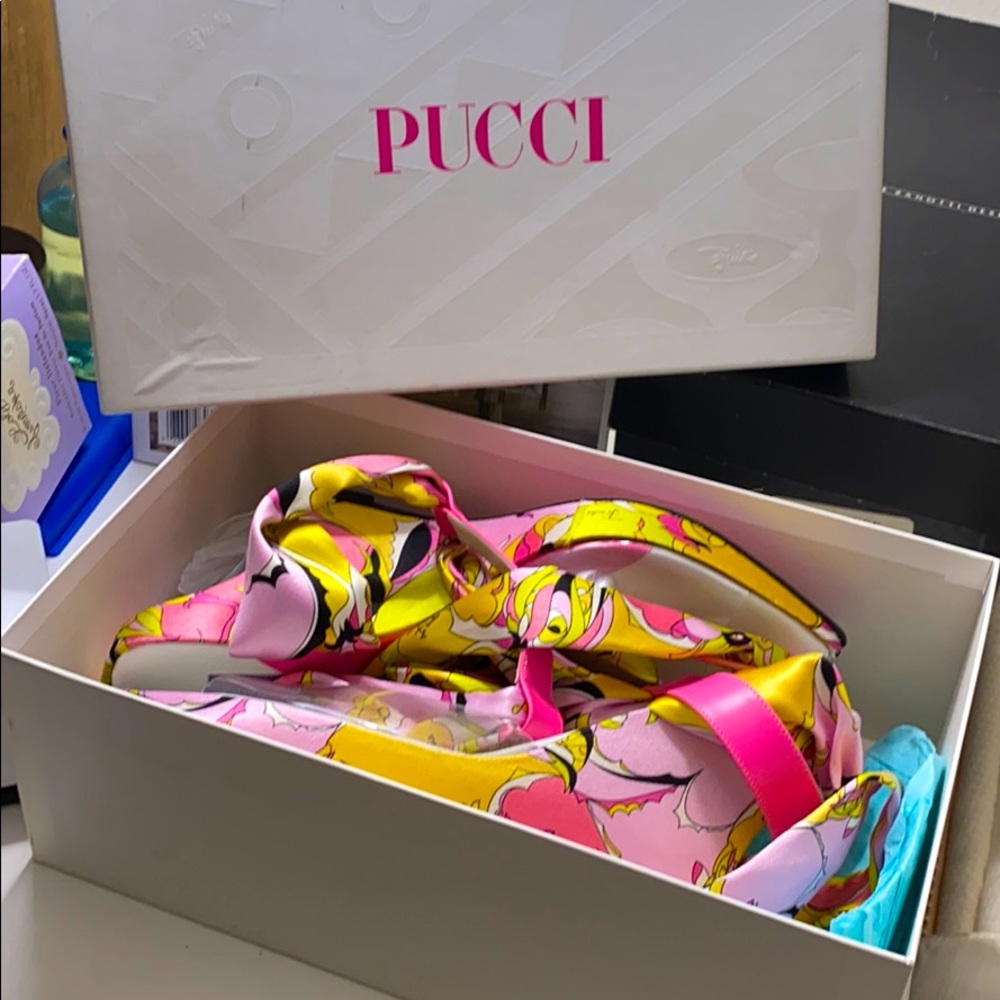 Emilio Pucci wedge heels
